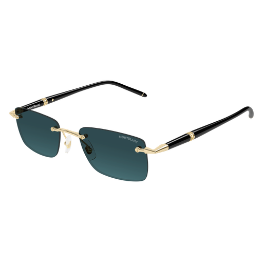 Gafas de sol Montblanc Hombre MB0344S008-GOLD-BLACK-GREY54 - MB0344S008-GOLD-BLACK-GREY54